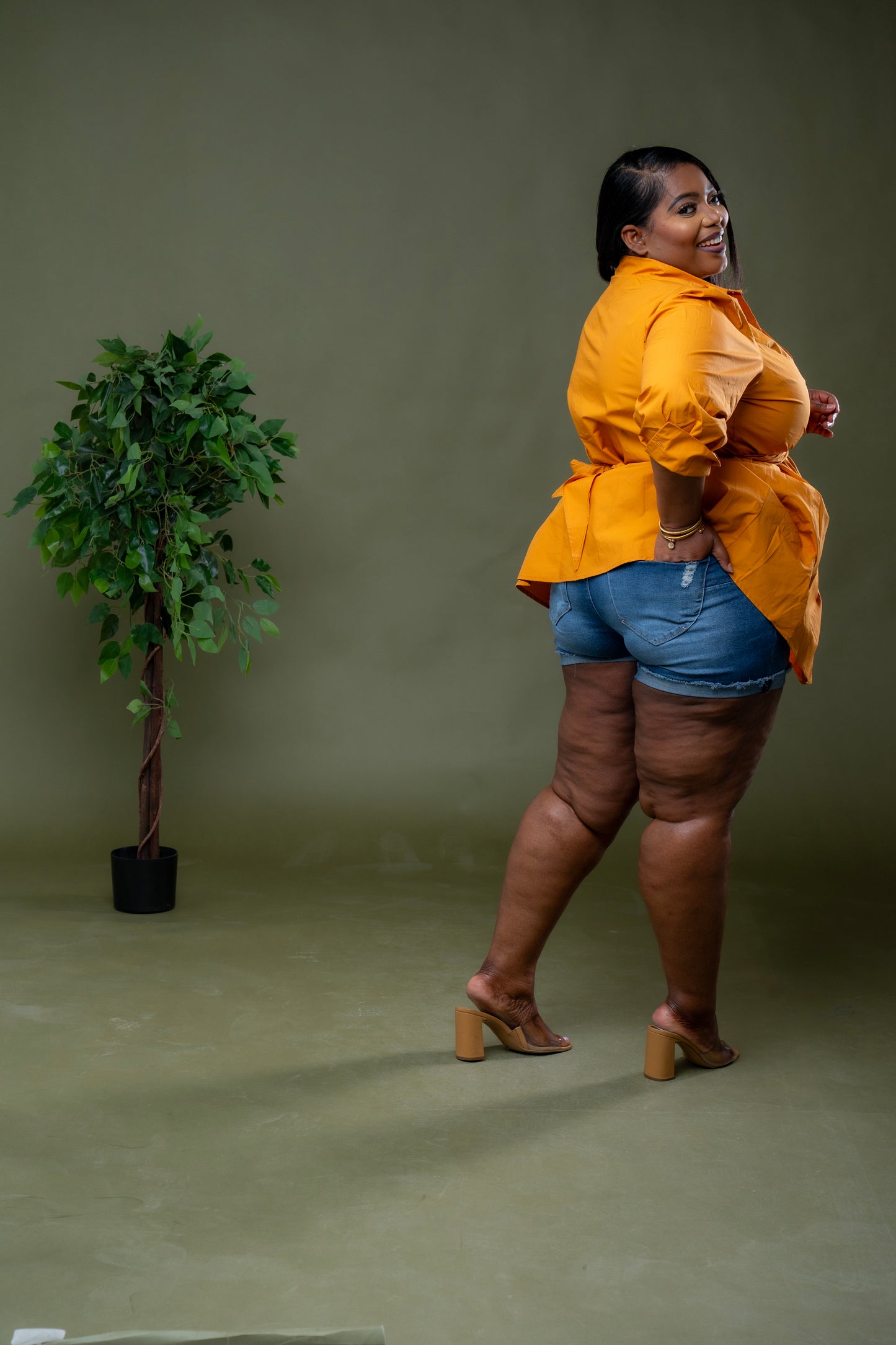 Totally Crushing Dress || Mustard