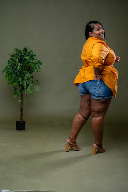 Totally Crushing Dress || Mustard