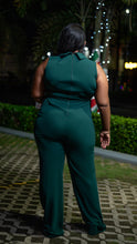 Load image into Gallery viewer, CHIC COLLAR  JUMPSUIT - GREEN
