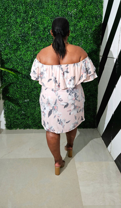 Flirt & Flow Dress|| Pink