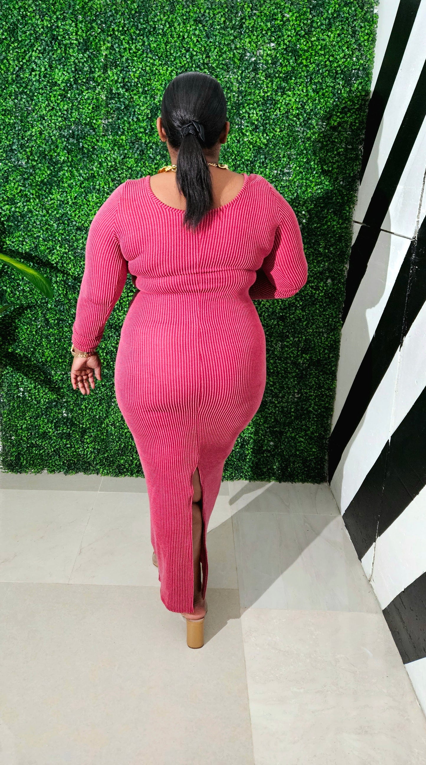 Body Language Maxi || Burgundy