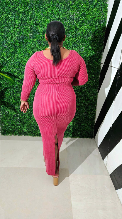 Body Language Maxi || Burgundy