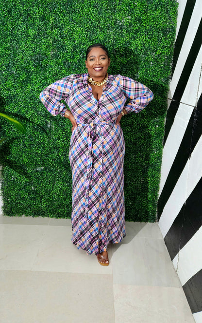 Plaid About You Maxi