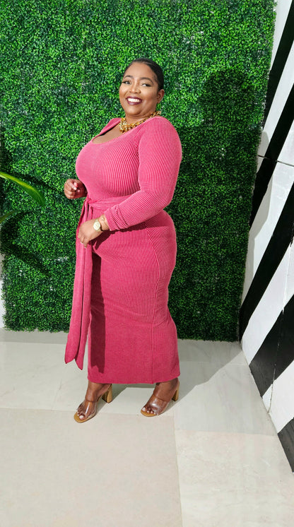 Body Language Maxi || Burgundy