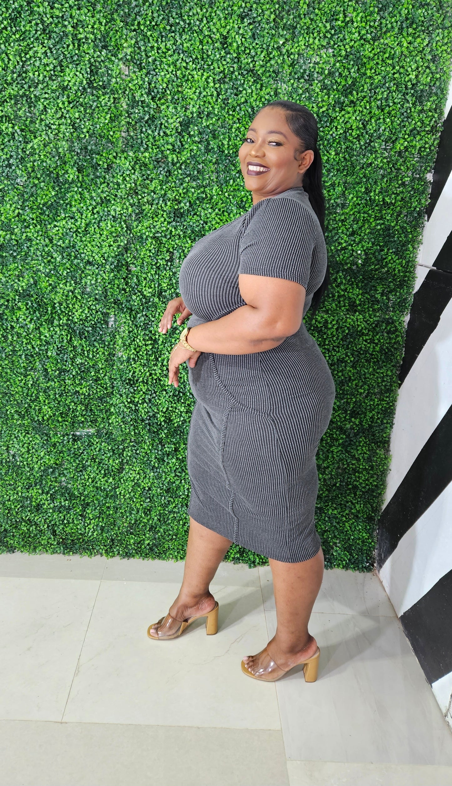 Everyday Classic Ribbed Dress