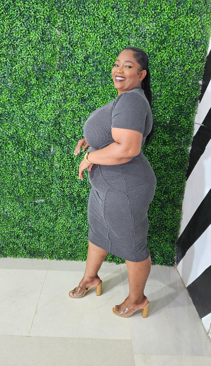 Everyday Classic Ribbed Dress