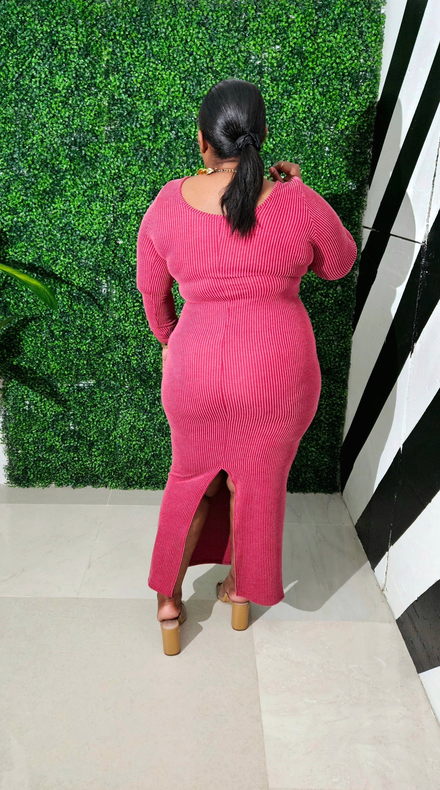 Body Language Maxi || Burgundy