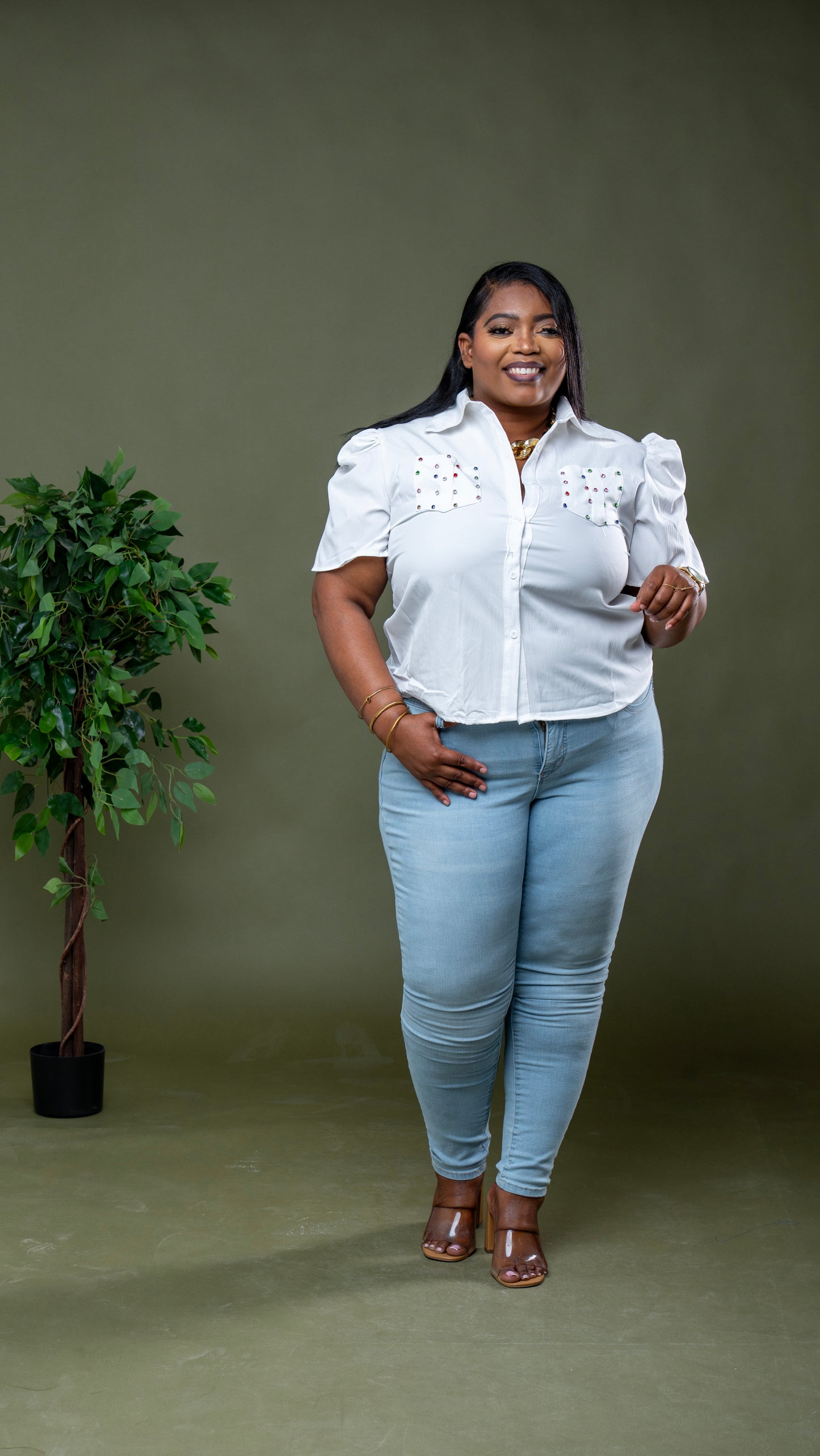 Radiant Charm Top || White