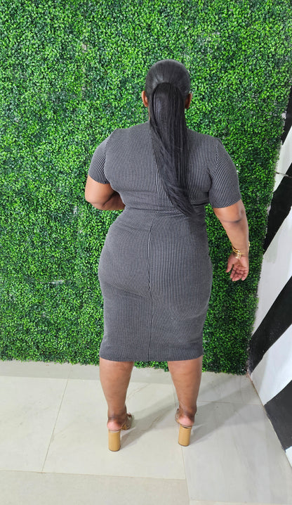 Everyday Classic Ribbed Dress