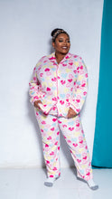 Load image into Gallery viewer, Plush Pajama 2pc Set || Pink

