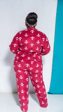 Load image into Gallery viewer, Plush Pajama 2pc Set || Burgundy
