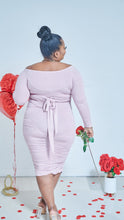 Load image into Gallery viewer, Ivy Ruched Dress || Blush Rose
