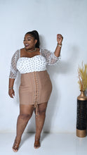 Load image into Gallery viewer, Chlo Lace Front Bandage Skirt | Mocha
