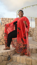 Load image into Gallery viewer, Gone with wind Kimono - Red
