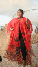 Load image into Gallery viewer, Gone with wind Kimono - Red
