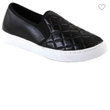 Load image into Gallery viewer, Take me places slip on loafers| Black and White