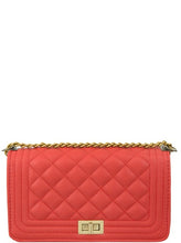 Load image into Gallery viewer, Dima Quilted Faux Leather Bag | Red
