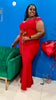 Lizbeth Red Gown